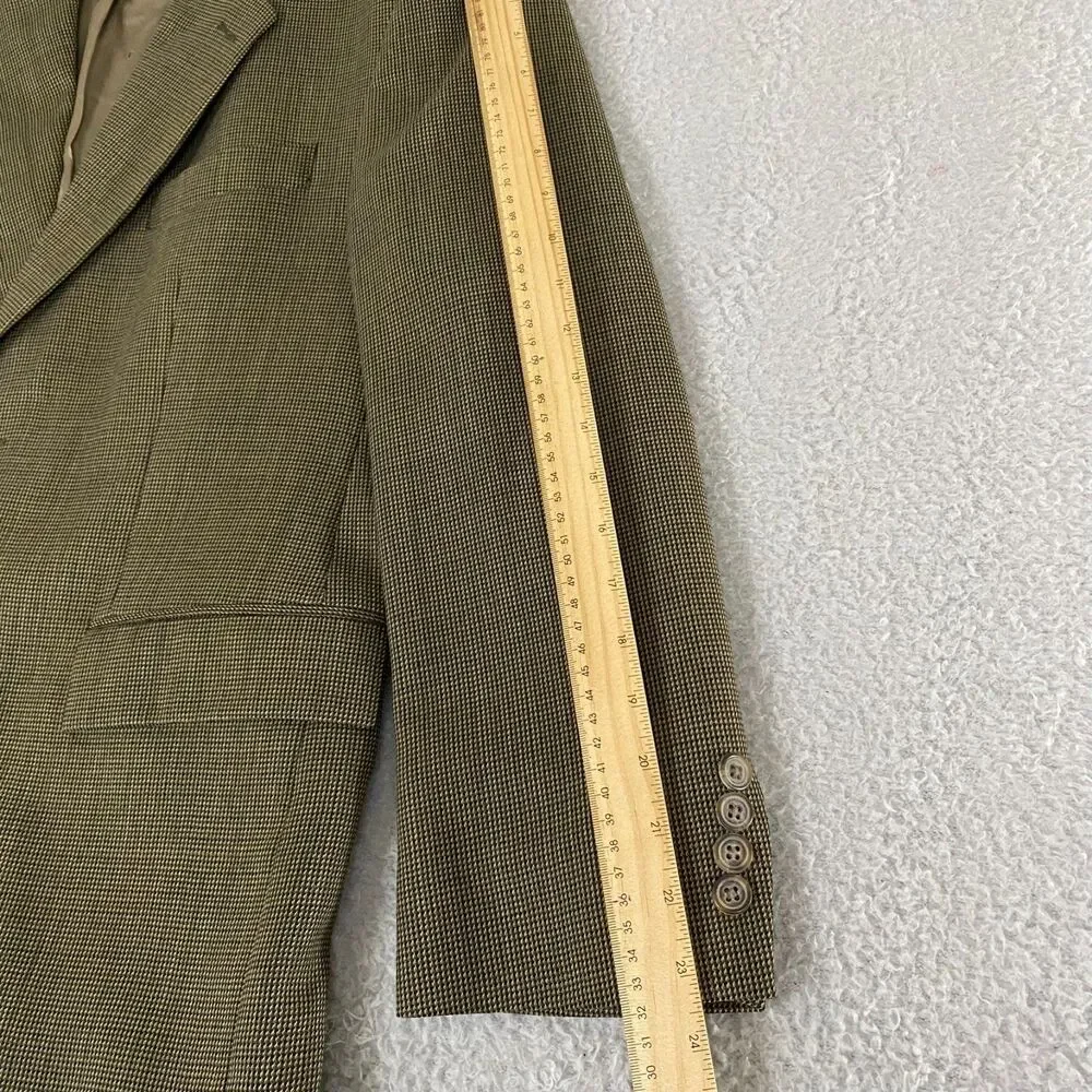 Vintage Ralph Lauren 100% Wool Blazer Jacket Men's Four Button‎ Sleeve Sz 42